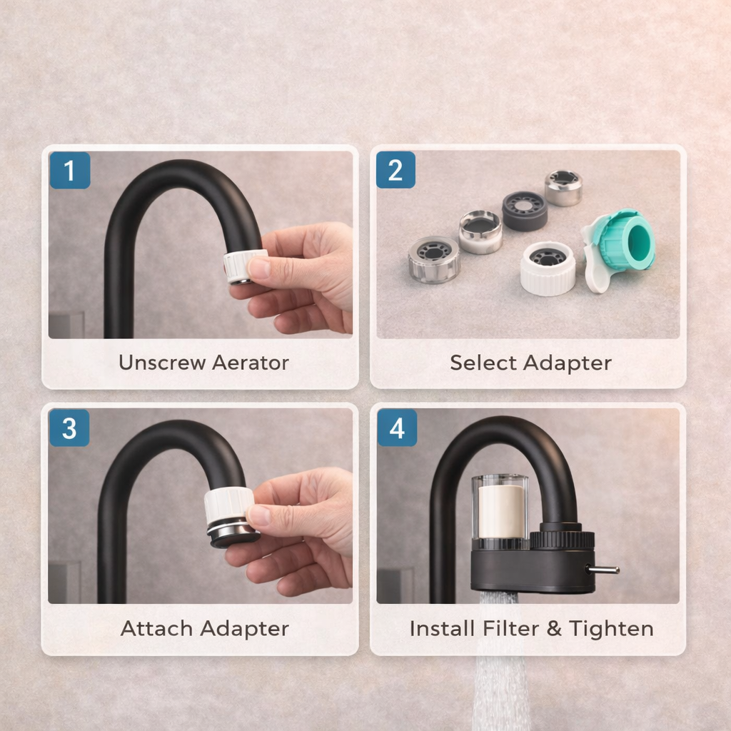 FilterHeaven™ Premium Faucet Filter